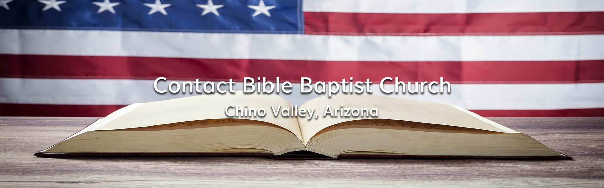 Bible Baptist Church Chino Valley Arizona Prescott Prescott Valley Contact Us